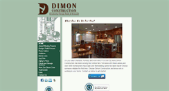 Desktop Screenshot of dimonconstruction.com