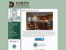 Tablet Screenshot of dimonconstruction.com